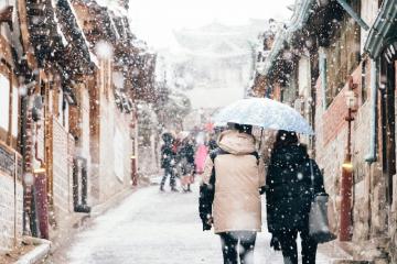 Cùng trải nghiệm mùa đông thú vị ở Hàn Quốc